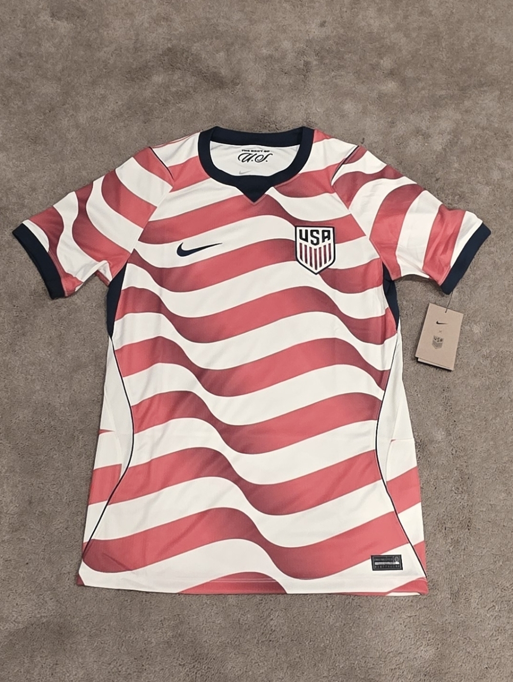 Nike USA Stadium Home, Soccer Jersey Men's Size S